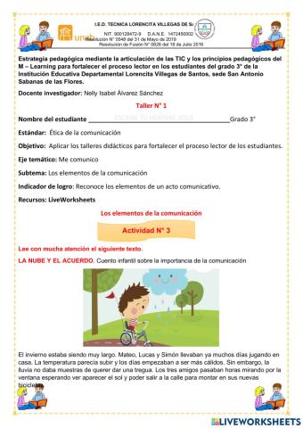 Elementos de la comunicación