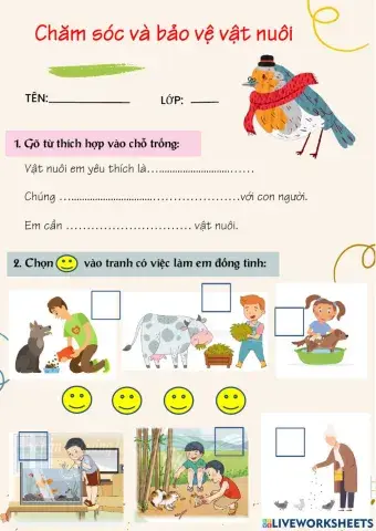 Chăm sóc vật nuôi