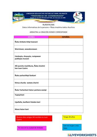 Ñuka imashina kakta rikuchina.