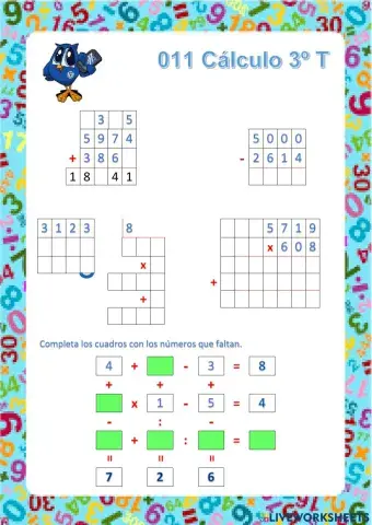 011 Cálculo Tercer Trimestre