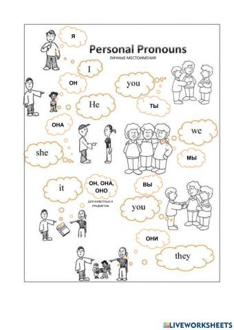 Personal pronouns
