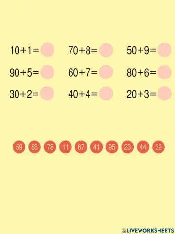 Додаємо на основі складу чисел