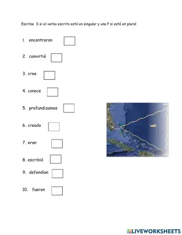 El número del verbo