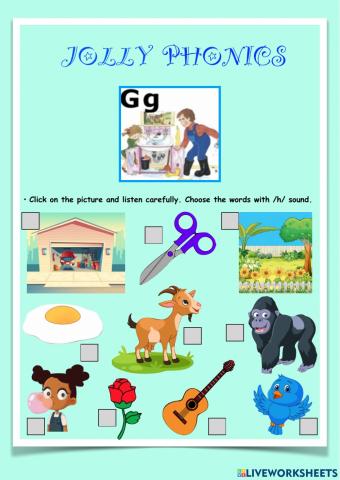 Jolly Phonics -g-