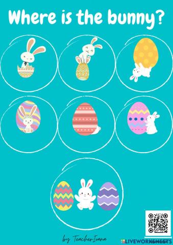 Prepositions Of Place with the EasterBunny
