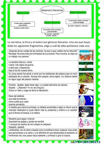 Géneros Literario