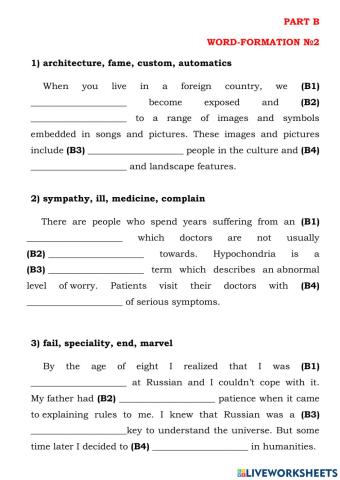 Word Formation №2