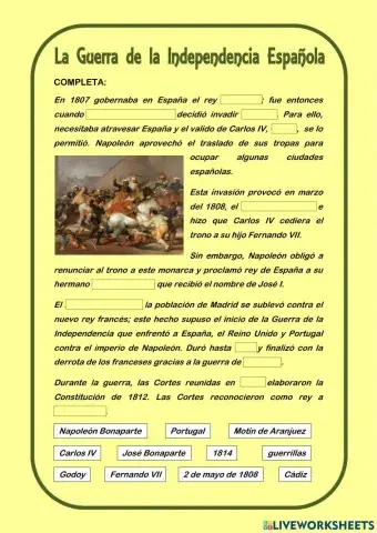 Historia España Siglo XIX