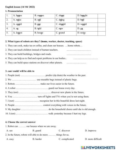 Group 5 - robots review