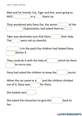 Team X -Oxford Owl-Chapter 1