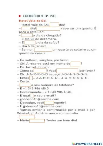 P. 23 ativ 9 -  MESES - NÚMEROS - LETRAS(SOLETRAR) - VERBOS: PODER, ESCREVER