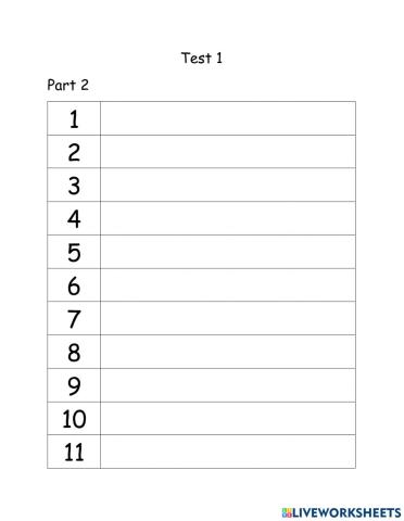 Level A - Test 2
