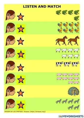 Numbers and animals 2