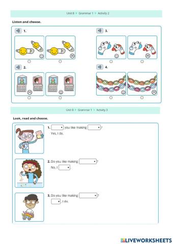 BI2 Unit 8 Grammar 1