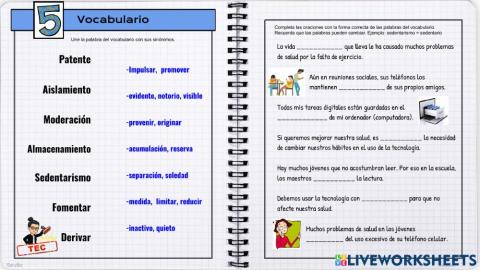U5 Vocabulario