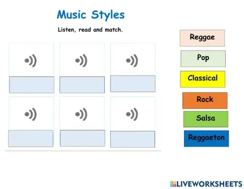 Styles of music