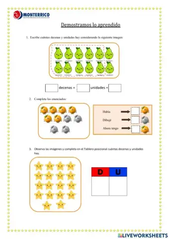 Demostramos lo aprendido