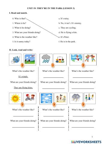 Grade 3-They are in the park-L3