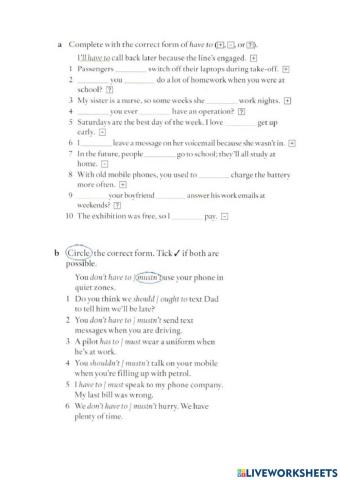 Modals of obligation