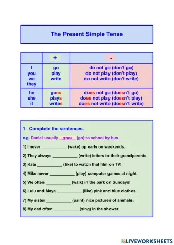 Present Simple Tense
