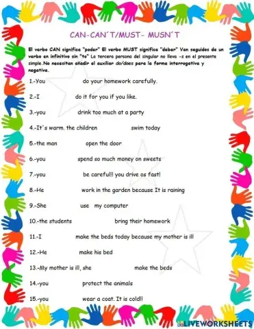 Can-can-t-must-mustn-t