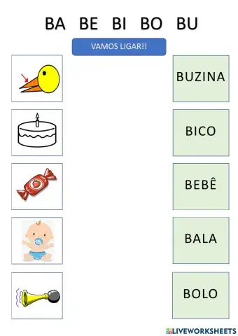 Jogo de ligar BA BE BI BO BU