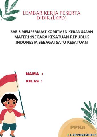 Negara Kesatuan Republik Indonesia sebagai Satu Kesatuan