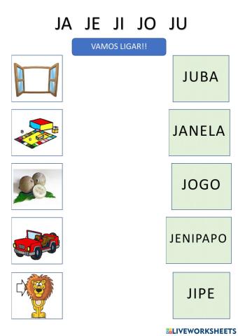 Ja je ji jo ju vamos ligar