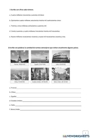 Mumeros hasta los mil millones