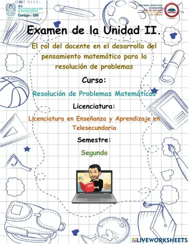 Examen de la Unidad II