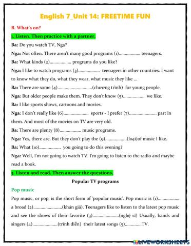 English 7-Unit 14-Passage-Part 2