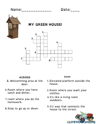 Crossword house