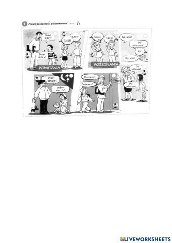 Powitania i pożegnania