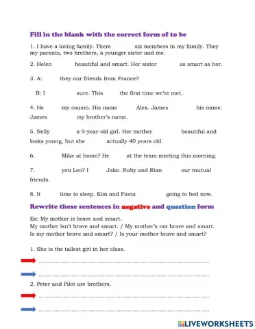 Simple Present - To be