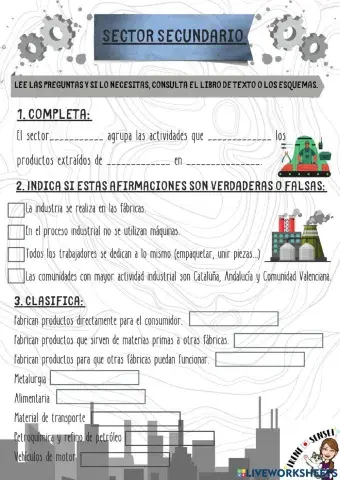 Sector secundario: Industria