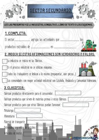 Sector secundario: Industria