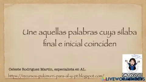 Palabras encadenadas