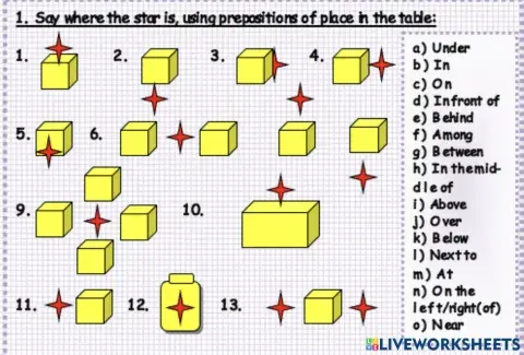 Preposition of place
