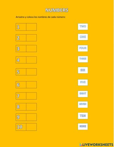 Numeros 1-10