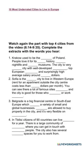 10 Most Underrated Cities to Live in Europe