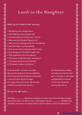 Lamb to the Slaughter