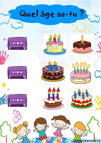 Quel âge as-tu?