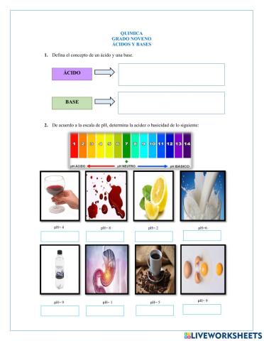 Ácidos y Bases