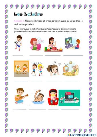 Les loisirs