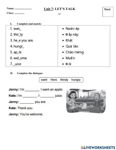 Let's go 1 u7 let' talk