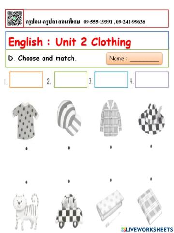 Unit 2 Clothing