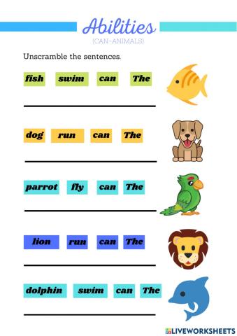 Abilities (can-can-t)