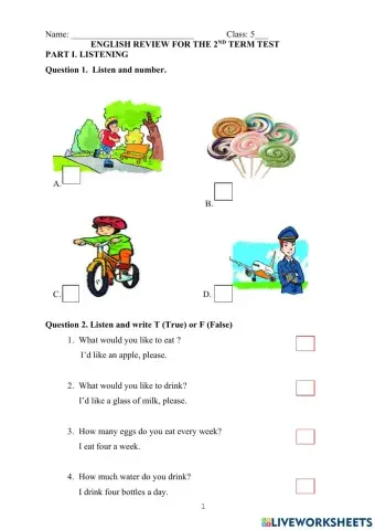Grade 5 - Review