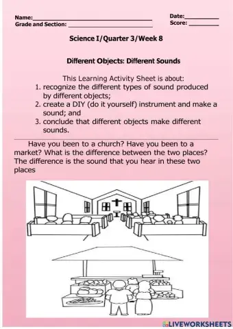 Different Objects: Different Sounds