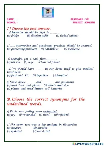 Being safe ( prose )